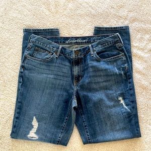 Eddie Bauer Distressed Boyfriend Jeans